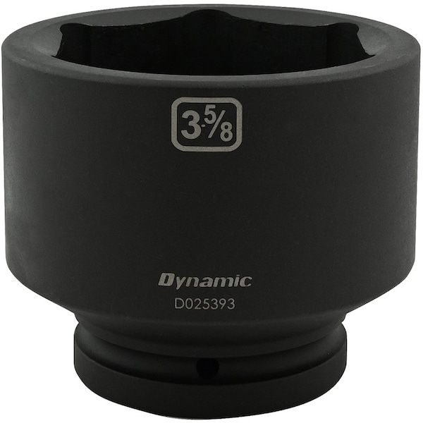 1" Drive Standard Socket, Black Phosphate, Tools 3-5/8" X 1" Drive, 6 Point Standard Length